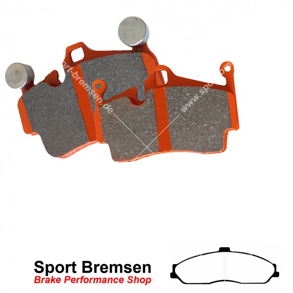 EBC Orangestuff Racing Bremsbeläge für Corvette C6 | 6.0 Z51 V8 vorne